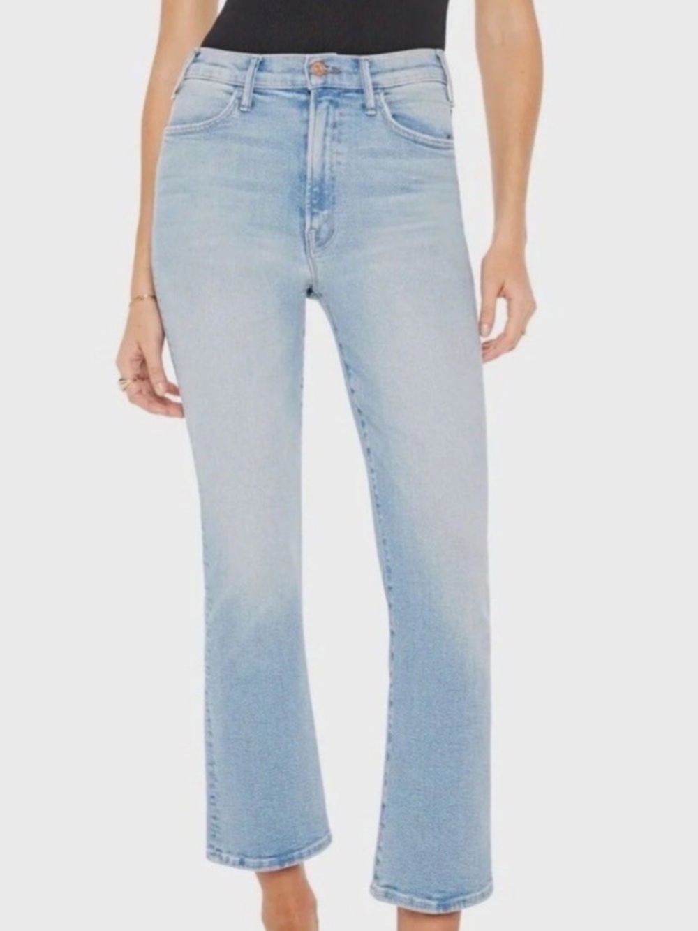NEW MOTHER The Hustler High Rise Ankle Crop Jeans in California Cruiser Size 29